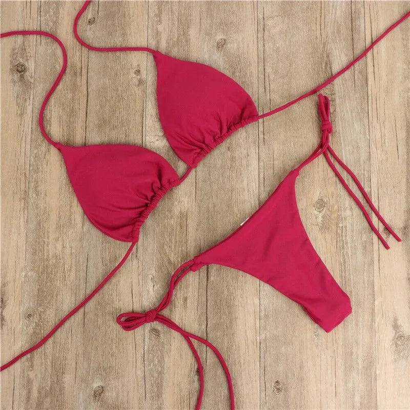 Bikini Sexy Deux Pièces Femme – Push-up & String